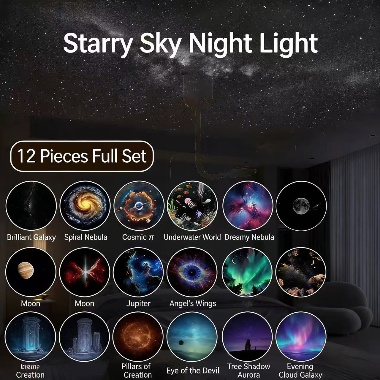 Starry Sky Mini Galaxy Light Projector