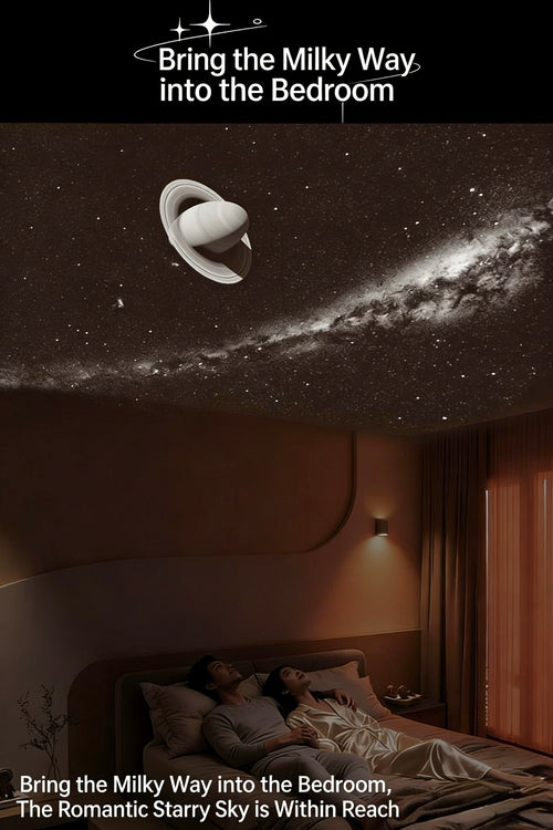 Starry Sky Mini Galaxy Light Projector for Living Room Bedroom Night Light for Sleep Baby Feeding Eye Protection